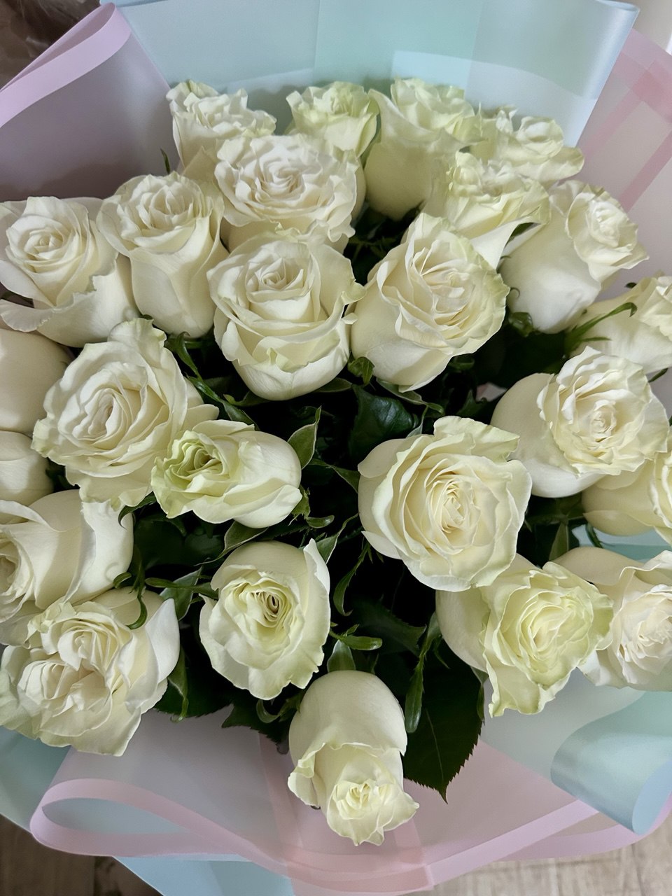Premium Ecuadorian White Roses