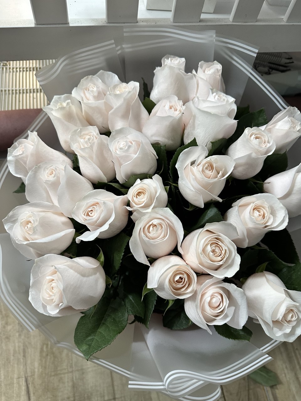Premium Ecuadorian Cream Roses