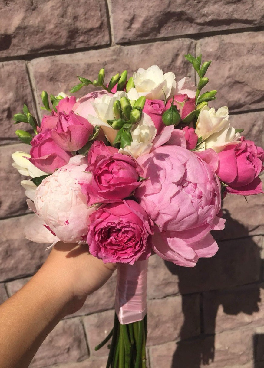 Bride's wedding bouquet "Peony Dream"
