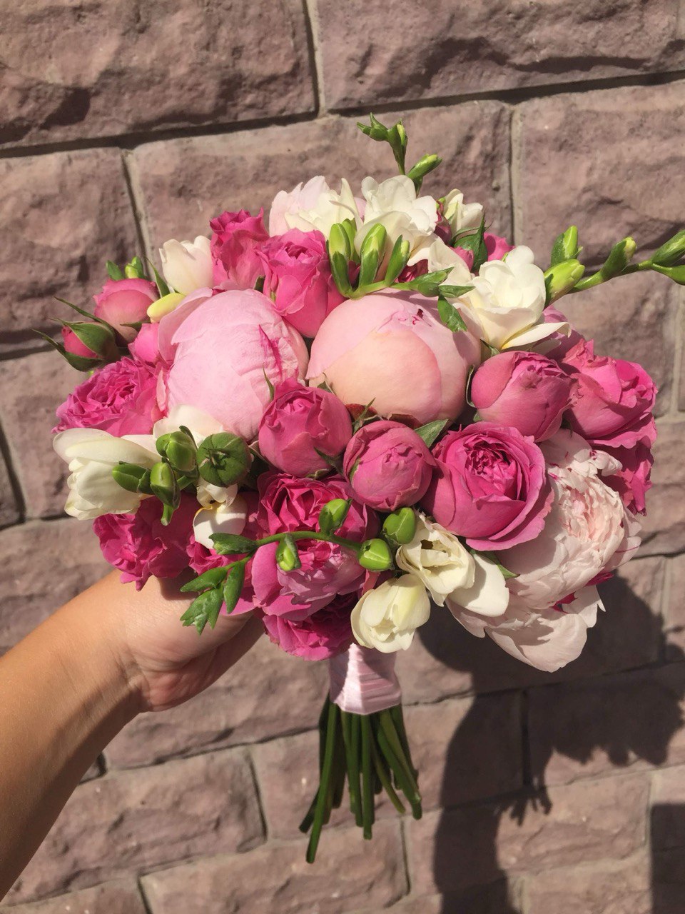 Bride's wedding bouquet "Peony Dream"