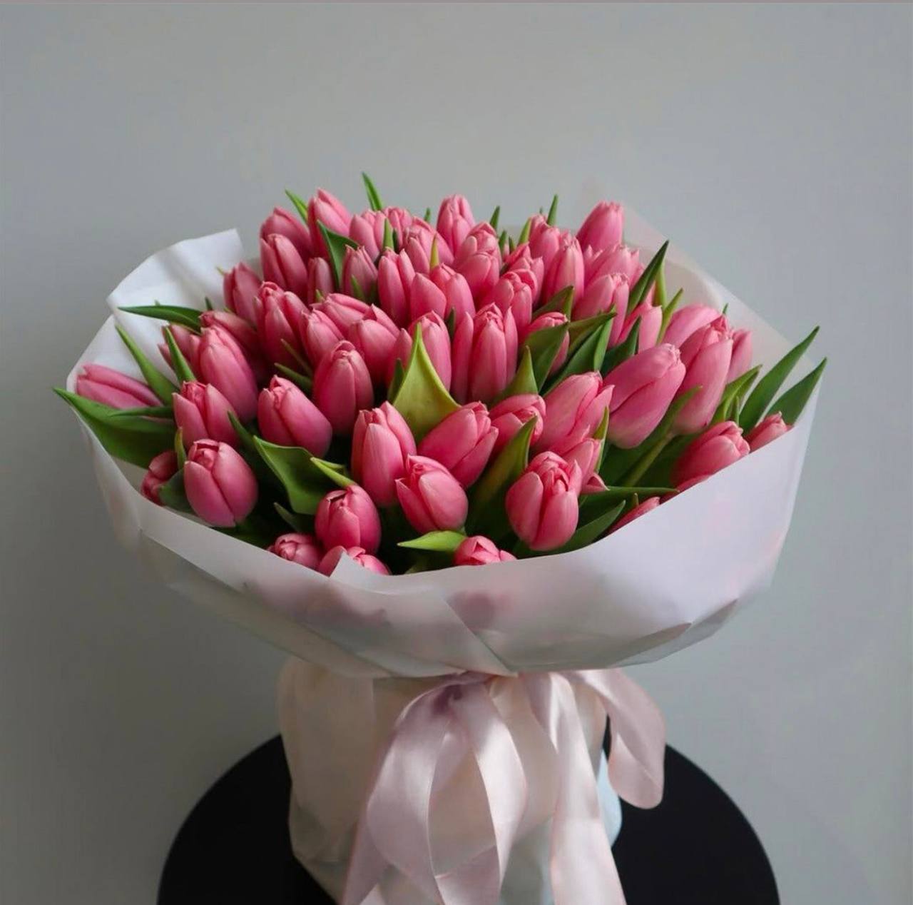 50 Tulips Bouquet - AVAFlowersUSA