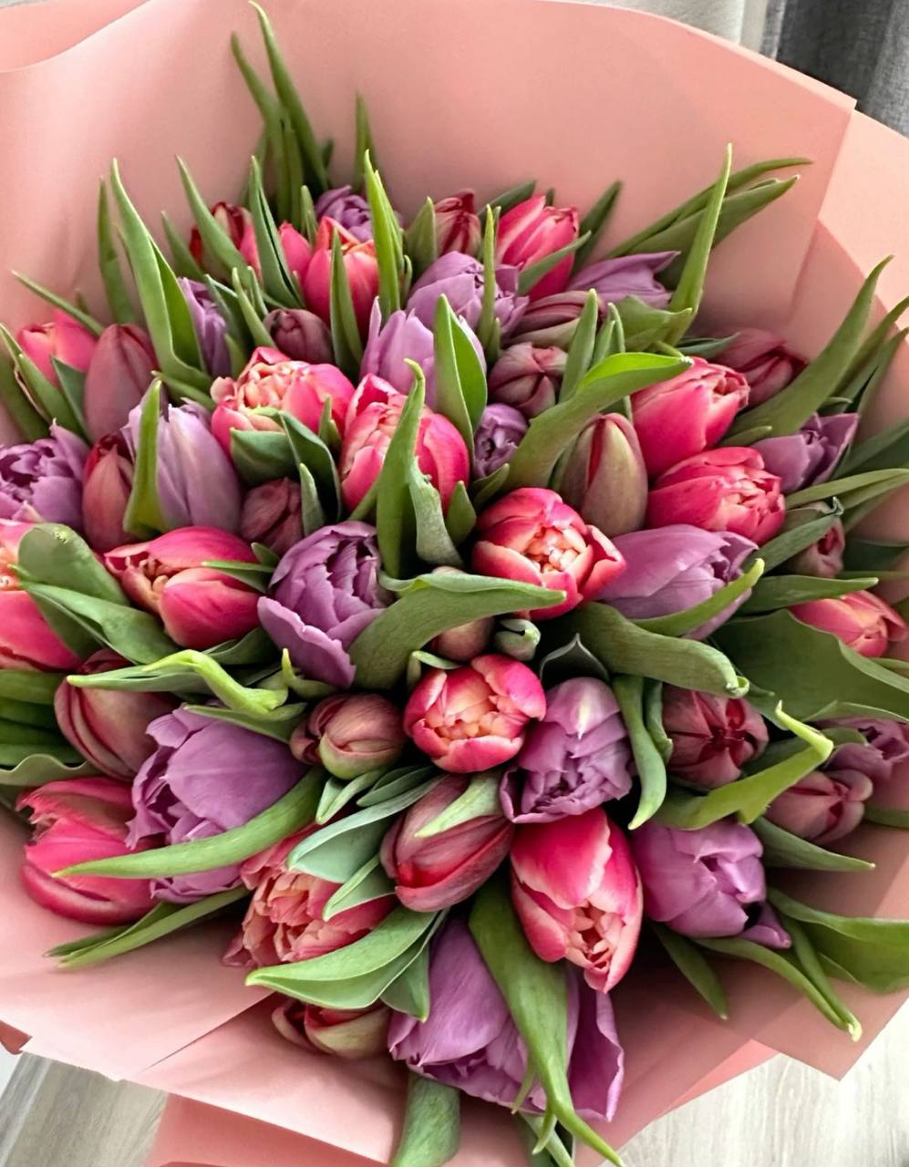 50 Tulips Bouquet - AVAFlowersUSA