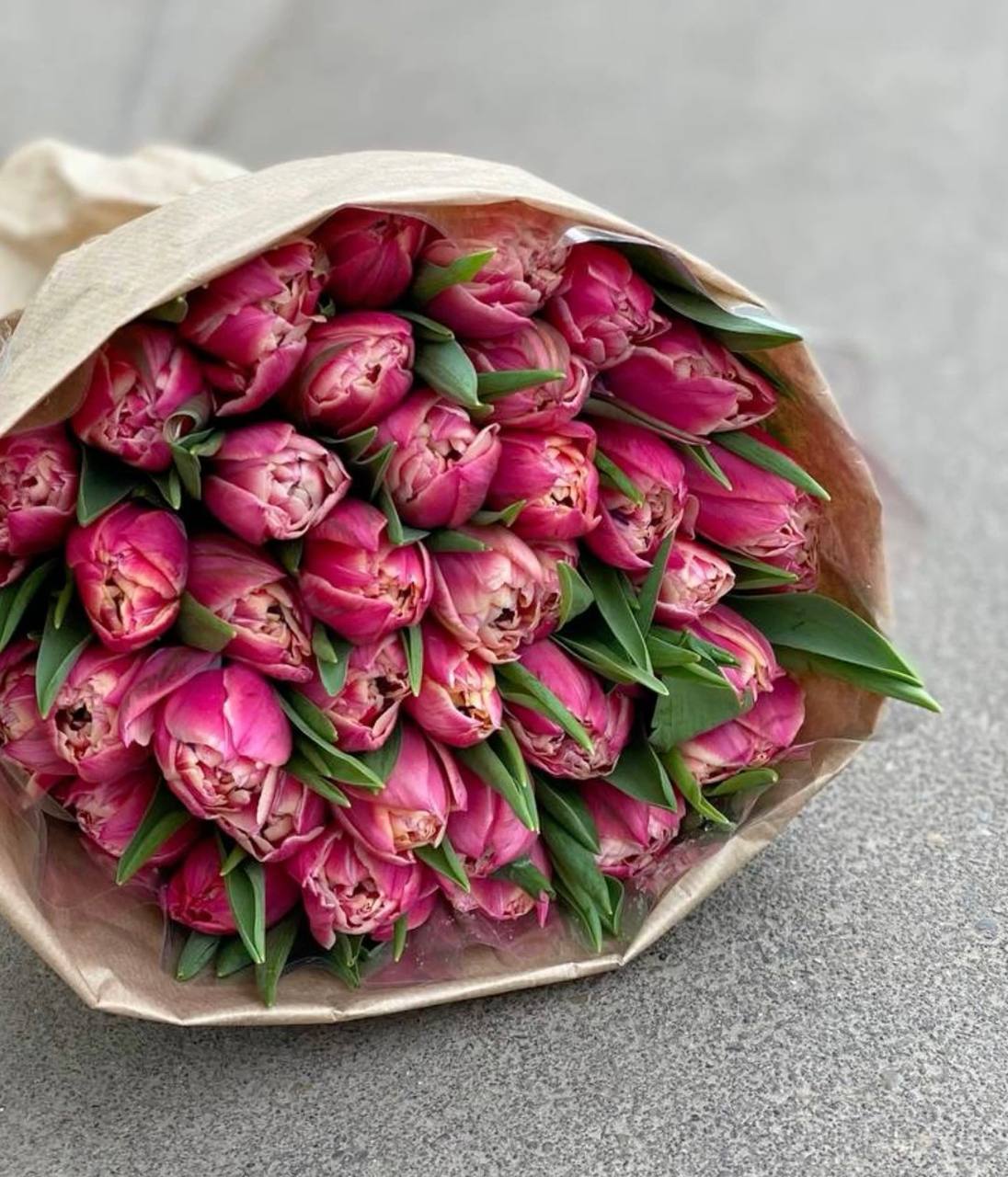 50 Tulips Bouquet - AVAFlowersUSA